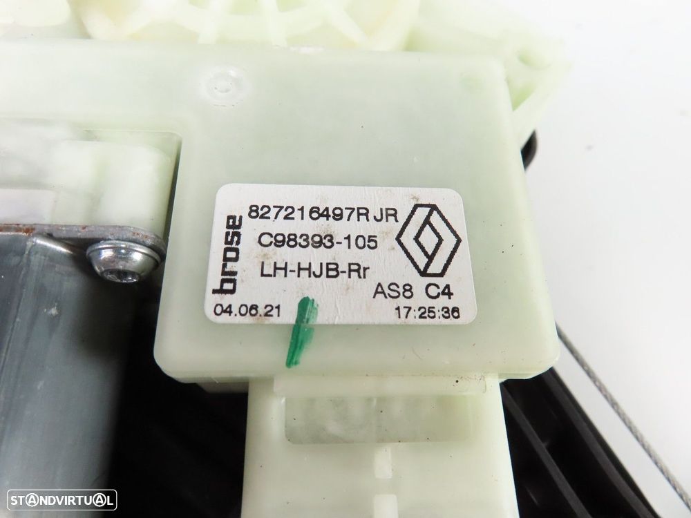 Elevador da Porta com Motor Esquerdo/Trás Usado / Original RENAULT Captur II (HF... - 3