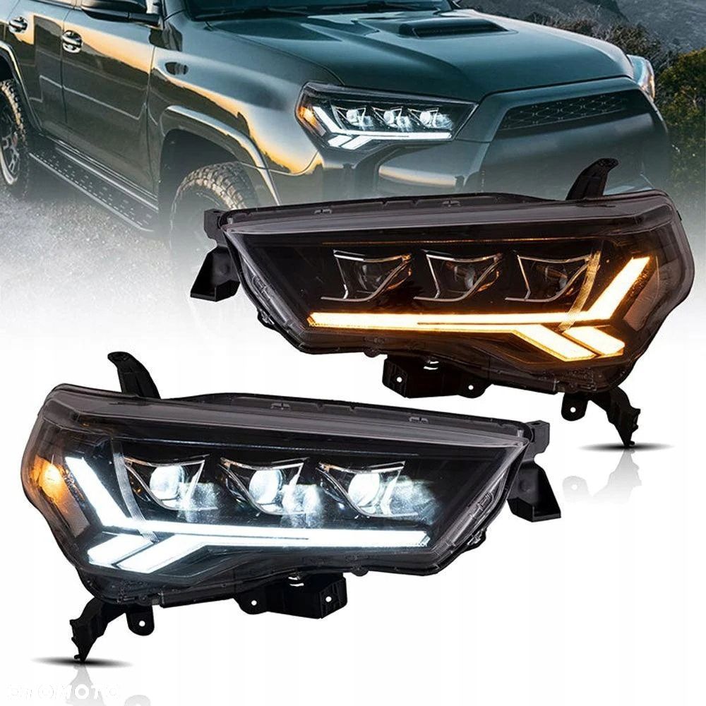 Reflektory Lampy kpl Vland Led Tuning Toyota 4runner 4-Runner V 5 14-24 z24 - 3