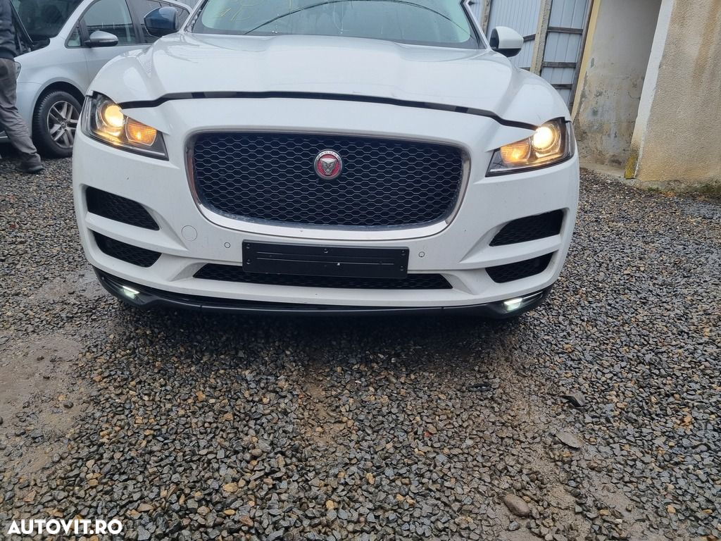 Bara fata Jaguar F - Pace 2015 - 2020 ALB (1141) model fara spalatoare far - 2