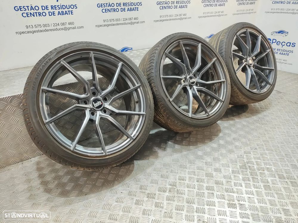 Conjunto 3 Jantes 19 Originais Bola Wheels B25 Gloss Gunmetal 8,5J ET25 5x112 - 2