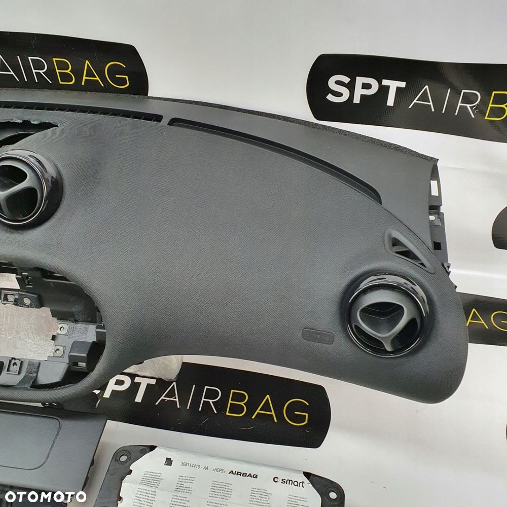SMART 453 DESKA ROZDZIELCZA KONSOLA KOKPIT PULPIT PODUSZKI AIRBAG AIR BAG PASY KIT SET - 4