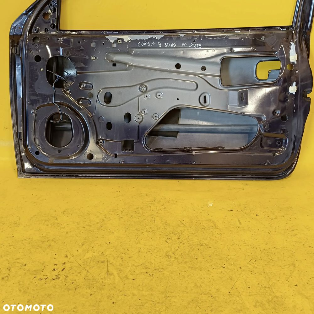 DRZWI PRAWY PRZÓD PRAWE PRZEDNIE OPEL CORSA B 3D HB LAK: Z279 NR818 - 13