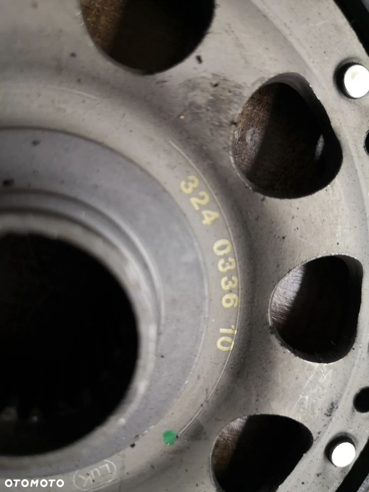 SPRZĘGŁO KOMPLET KOŁO ZAMACHOWE DWUMASA TARCZA DOCISK BMW E90 E87 E60 2.0d M47N2 122/163 KONI JAK NOWE - 7