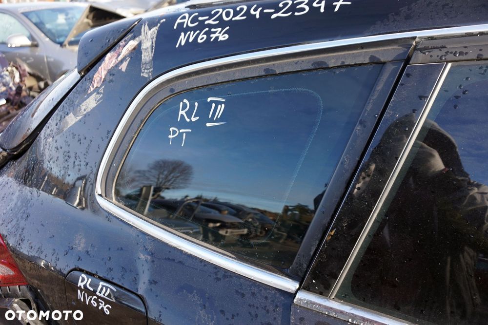 SZYBA KAROSERYJNA TYLNA PRAWA BOCZNA LAGUNA III PH1 KOMBI  RENAULT 2007-2012 - 3