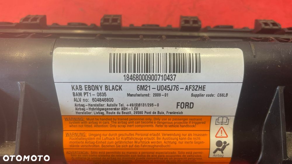 PODUSZKA KOLANOWA KOLANO FORD S-MAX GALAXY 6M1U045J76AF3ZHE - 2