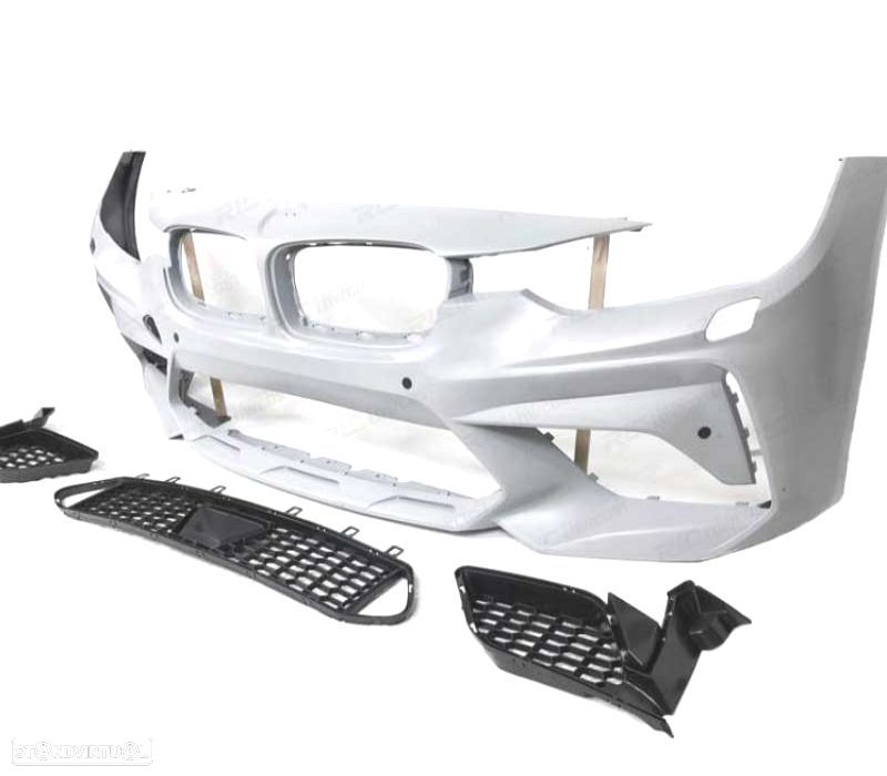 PARA-CHOQUES FRONTAL BMW F30 F31 LOOK M2C COMPETITION ABS - 3