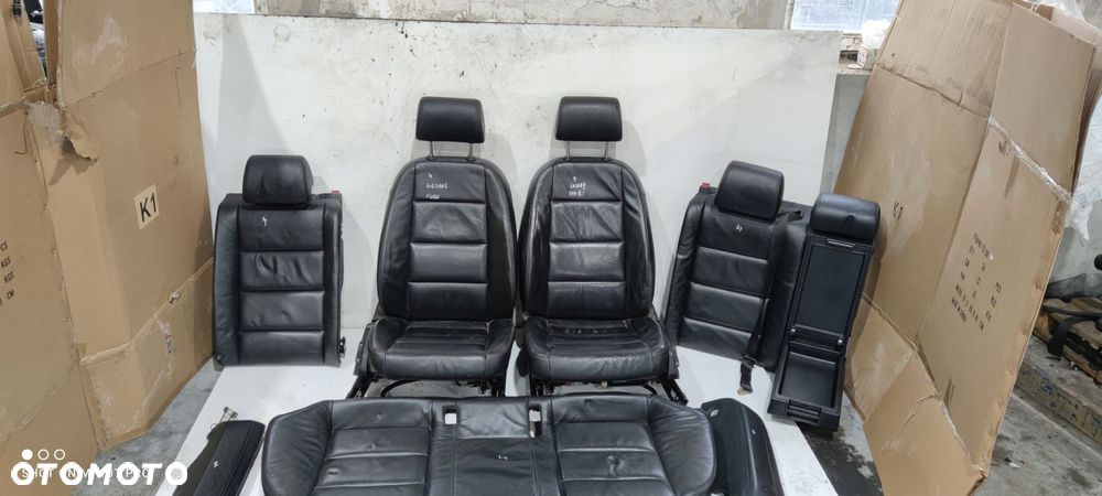 FOTEL FOTELE KOMPLET AUDI A6 C6 SKÓRA FULL *4* - 3
