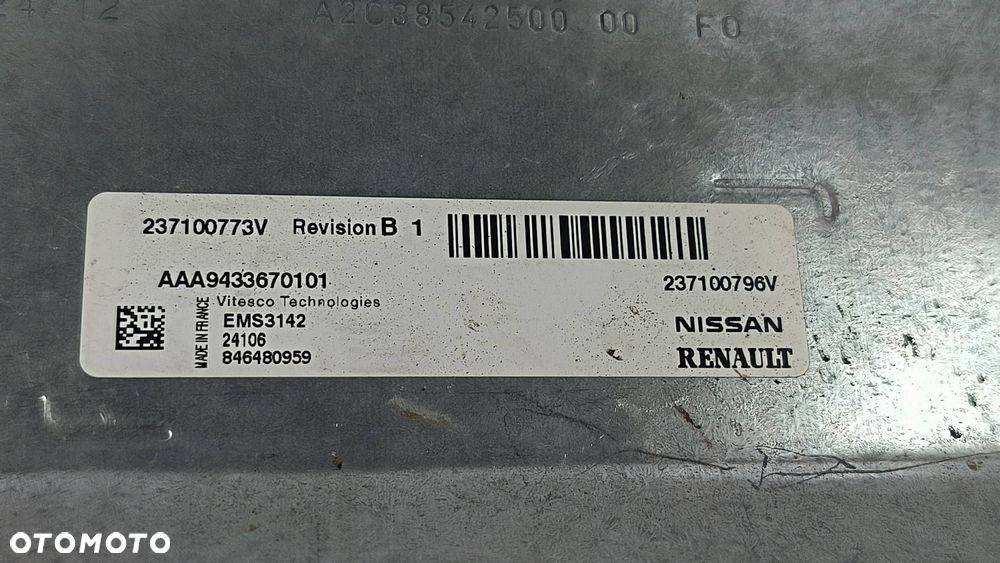 KOMPUTER SILNIKA ECU DACIA JOGGER LIFT 237100773V - 3