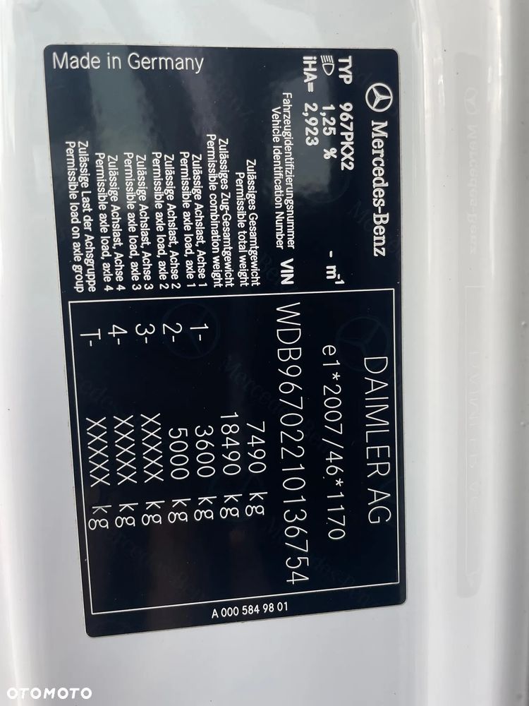 Mercedes-Benz ATEGO 818 klimatyzacja/ na poduszkach/ super stan! - 9