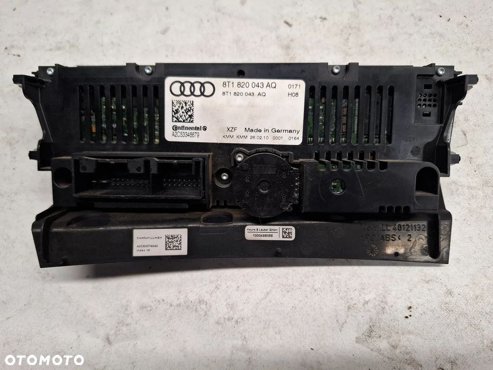 Panel Sterowania Klimatyzacji Nawiewu Audi A4 B8 A5 Q5 8T1820043AQ - 5