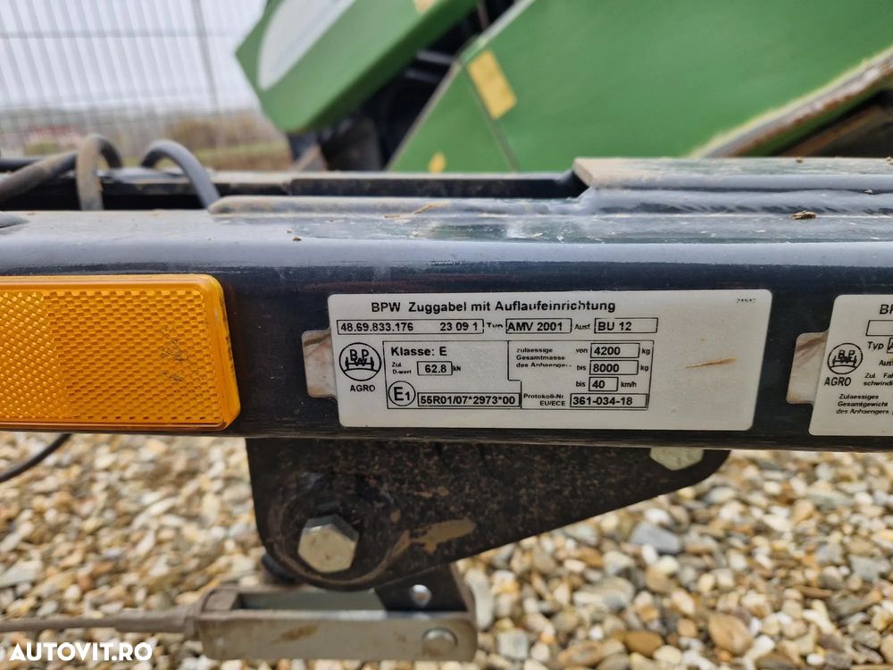 Ziegler ZIEGLER 12s CORN CHAMPION  Header porumb si ZIEGLER SWW 2wt Carucior transport - 17