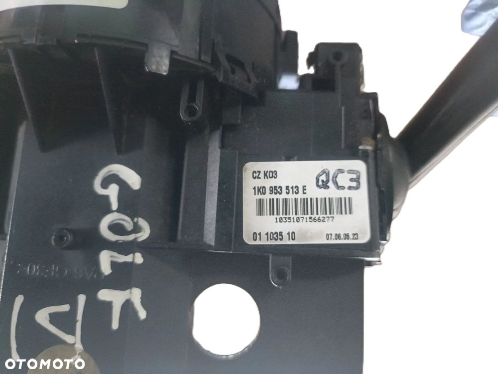 VOLKSWAGEN GOLF V 5 03-09 r. przełącznik zespolony manetki 1K0953503GF + - 7