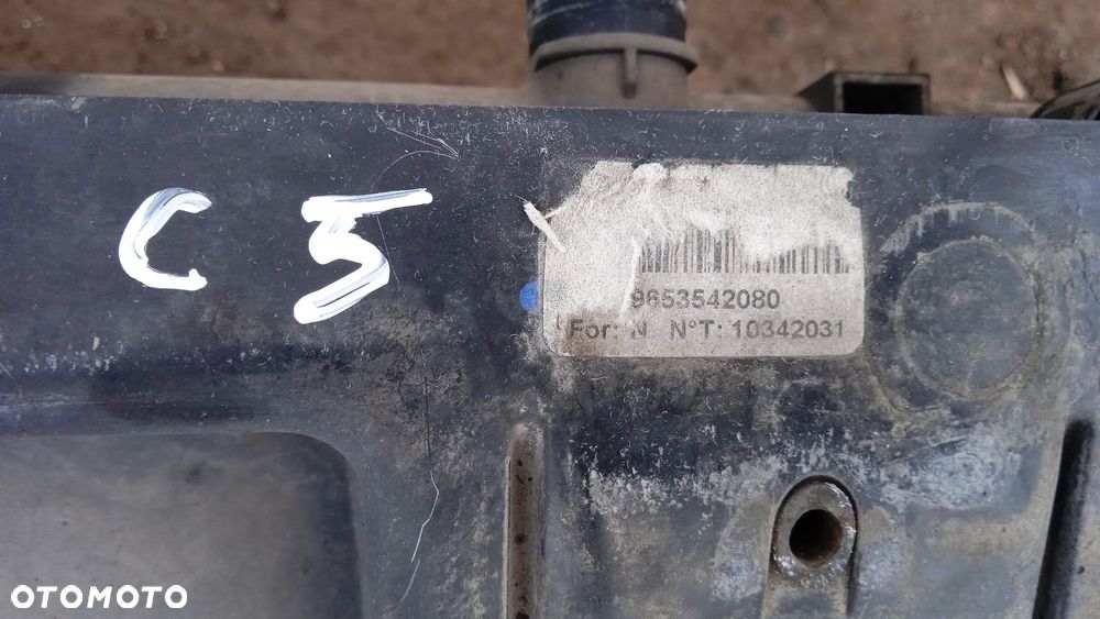 Pas przedni wentylator chłodnica Citroen C5 Lift 2.0 HDI 9653542080 - 2