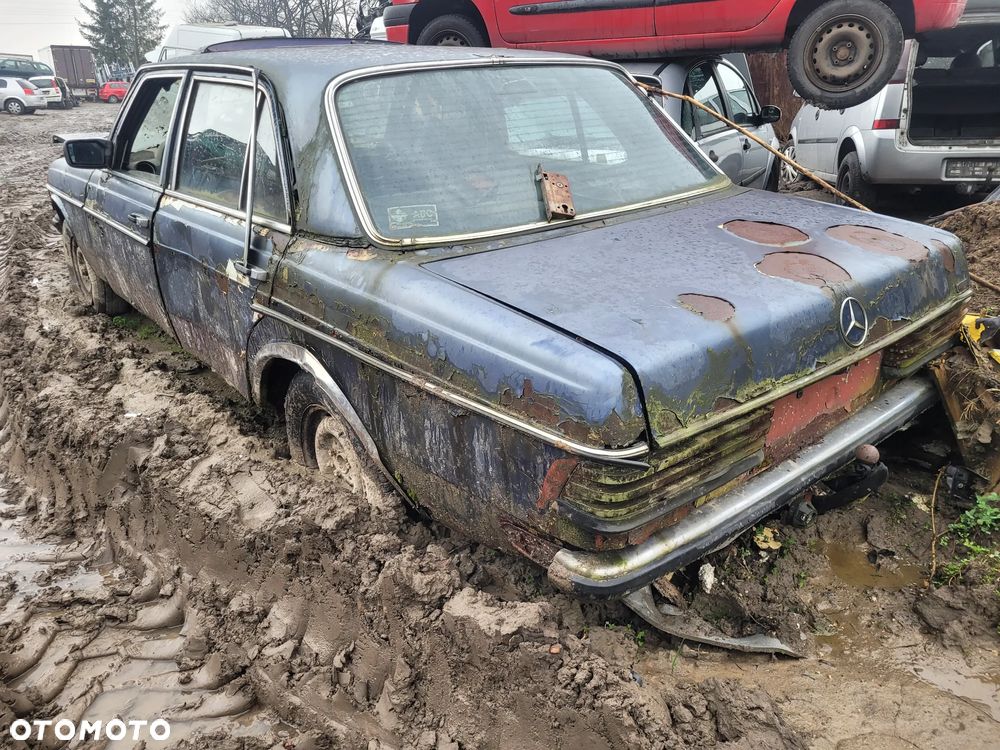 mercedes w123 beczka silnik 2.4d skrzynia sanki belka przód tył wahacz zacisk zwrotnica maglownica - 3
