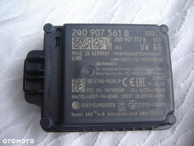 VW T-ROC SEAT TARRACO 2Q0907561 B RADAR SENSOR - 1