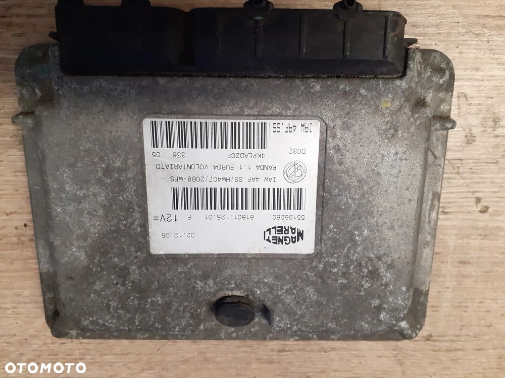 Sterownik KOMPUTER SILNIKA FIAT PANDA II 1.1 - 1