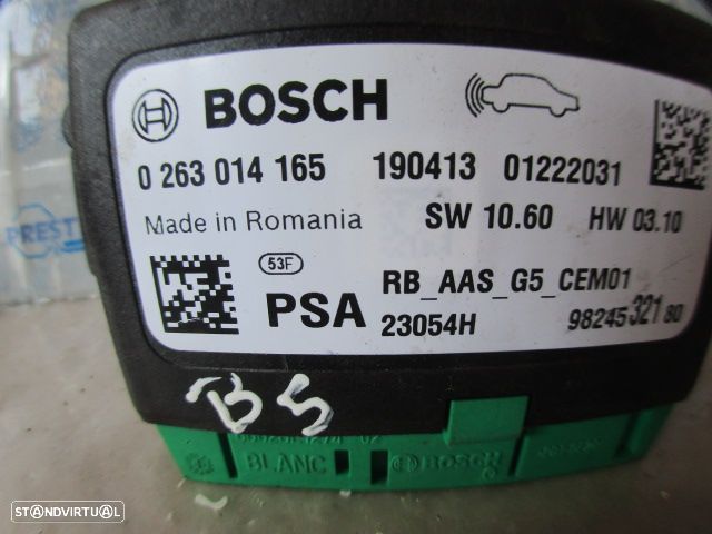 Modulo 0263014165 CITROEN C3 3 FASE 1 2019 1.2I 83CV 5P BRANCO Módulo Sensores Estacionamento TOYOTA PROACE 2 M FOURGON LONG 2018 1.6D4D 115CV 5P CINZENTO ESCURO - 3