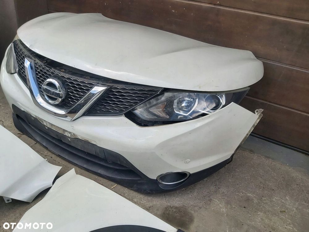 Nissan Qashqai II J11 zderzak lampa pas maska błotnik kompletny przód - 3