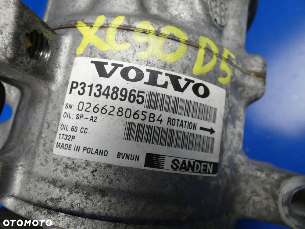 VOLVO XC90 II XC60 II V90 S90 2.0 D5 D3 D4 SPRĘŻARKA KLIMATYZACJI - 3