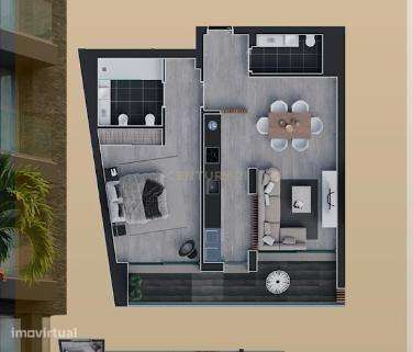 Moderno e espaçoso apartamento T1 na Ribeira Brava - Grande imagem: 2/8