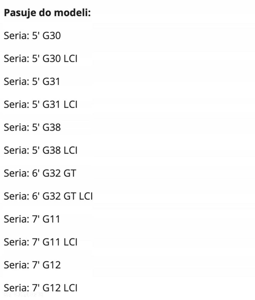 BMW G30 G31 G32 G11 G12 ORYGINALNA KIEROWNICA SPORT SKÓRA WIBRACJA JAK NOWA - 2