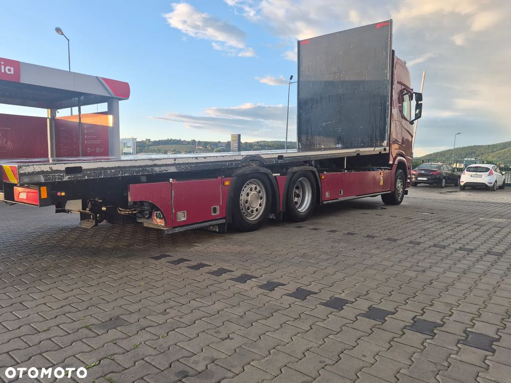Scania S 500 specjalistyczny , Laweta Platforma hydrauliczna - 10