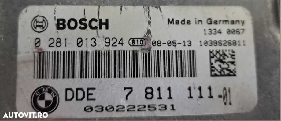 Modul ECU calculator motor bmw X3 E83 LCI - 3