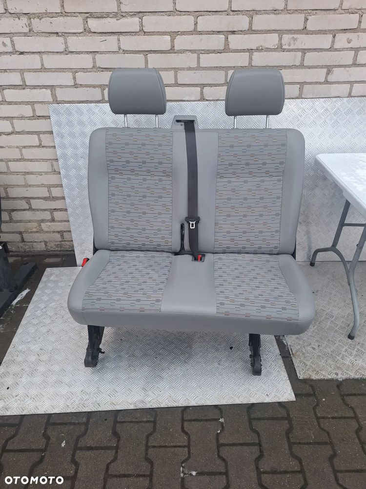 FOTEL KANAPA DWÓJKA 2 RZĄD SKŁADANY - VW TRANSPORTER T5 LIFT FL CARAVELLE - 1