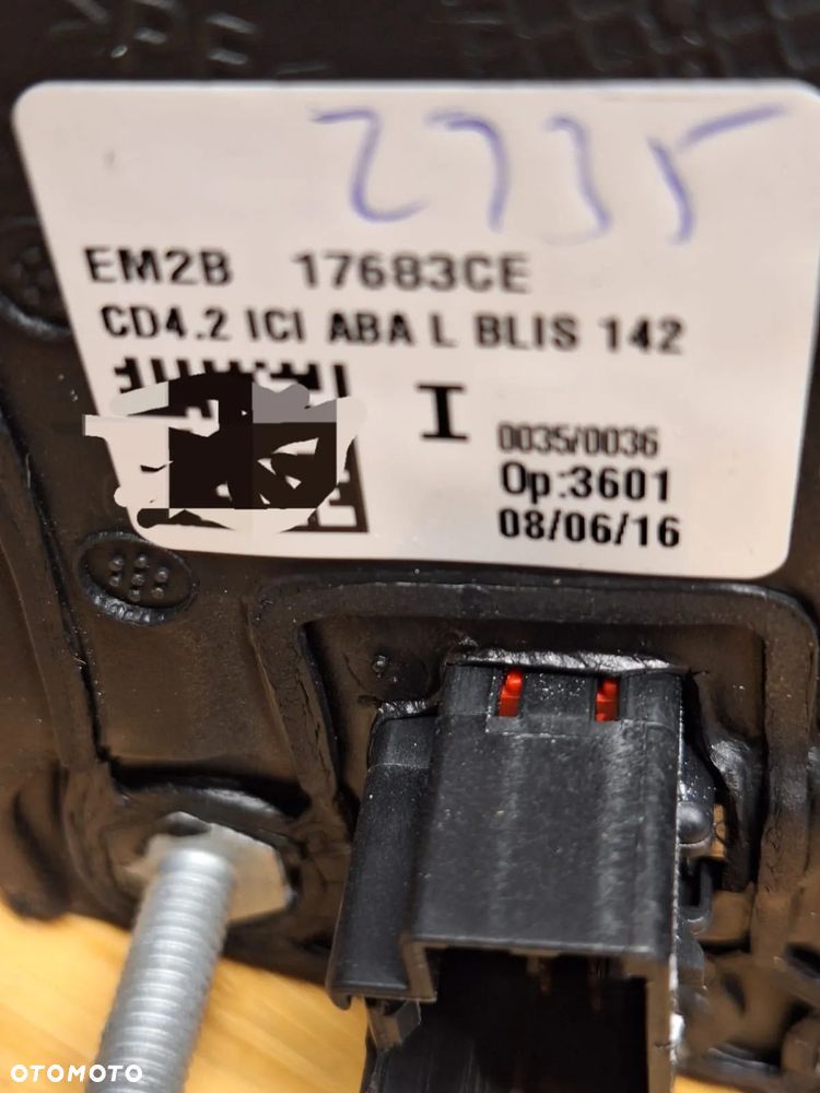 Lusterko lewe przednie ford galaxy mk4 11 pis asystent ruch EM2B-17683CE - 2