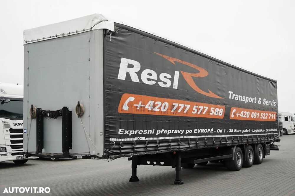 Kögel CORTINĂ KOGEL / MEGA / PUNȚĂ CULISANTĂ / PUNȚI SAF / ACOPERIȘ CULISANT / PLATFORMĂ JOSĂ - 3