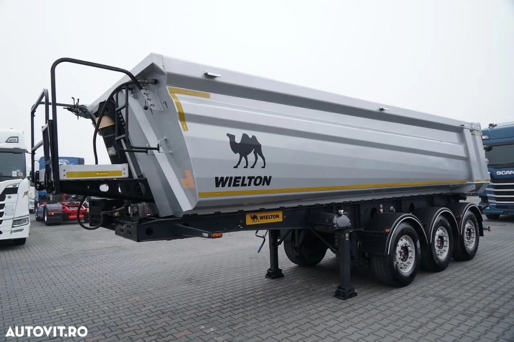 Wielton WIELTON / BASCULATOR / 26 M3 / GREUTATE: 4700 KG / CP CHUTTER / AXĂ RIDICATĂ / - 7