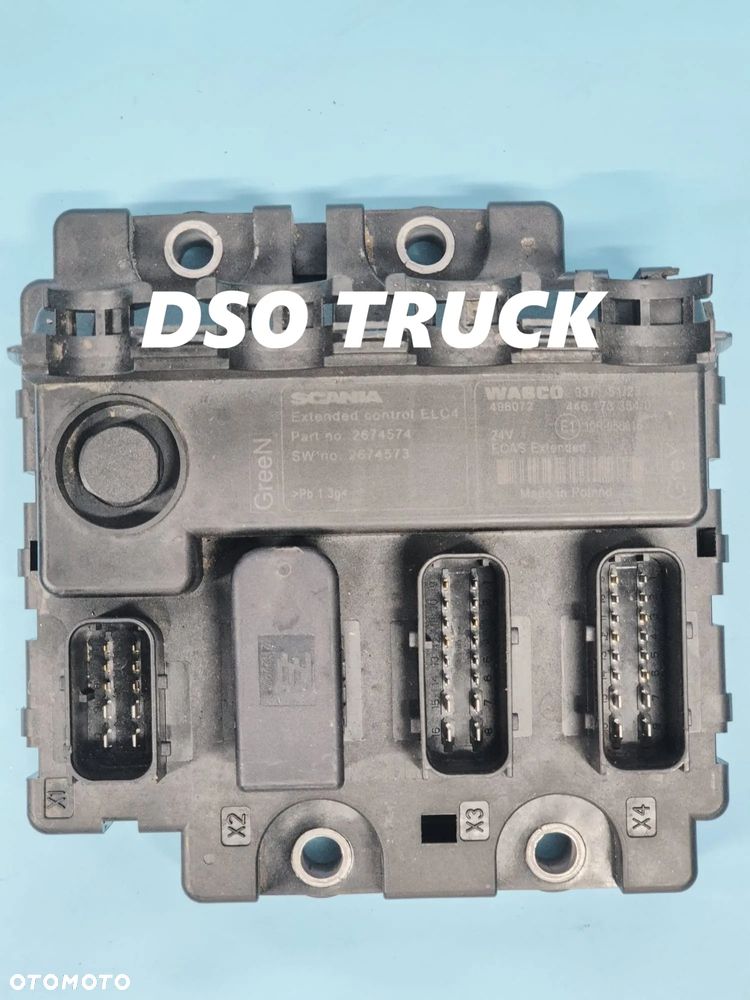 Sterownik moduł poduszek ECU ELC4 SCANIA 2674574 2674573 WABCO 4461733540 - 1