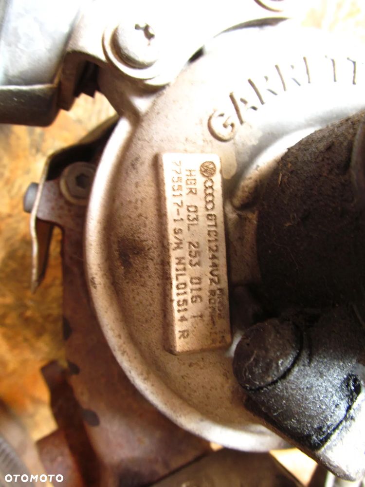 Turbosprężarka turbina 03L253016T do 1.6 TDI VW Golf, Passat, Audi, Skoda, Seat. Kod silnika CAY - 3