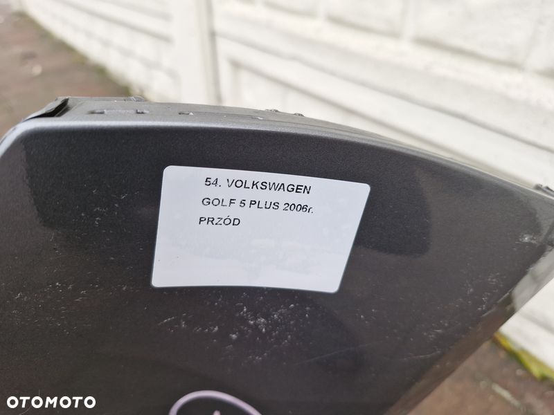 volkswagen golf 5 v plus 06r zderzak przód przedni - 3