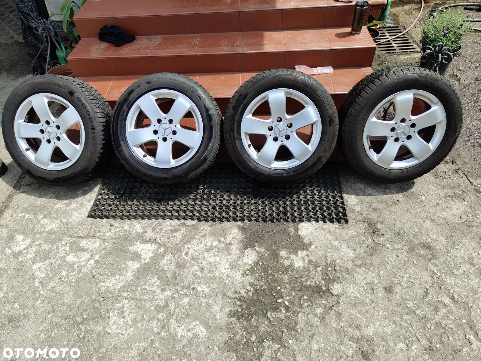 MERCEDES W211 VITO FELGI Aluminiowe Koła 16 5X112 +opony zimowe z 2023 roku - 1