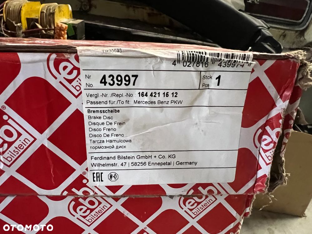 TARCZE HAMULCOWE PRZÓD FEBI 43997 Mercedes GL X164  ML W164  R W251 V251 - 4