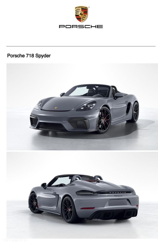 Porsche 718 Spyder - 5