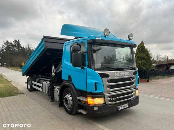 Scania P230 4x2 2012 HDS wywrot 3S dźwig wywrotka sprowadzony
