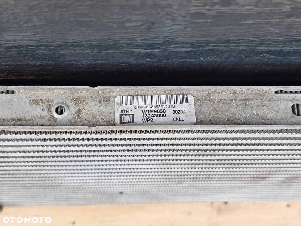 INTERCOOLER CHŁODNICA POWIETRZA OPEL ZAFIRA B ASTRA H 1.9 CDTI 120-150KM 13243008 - 9