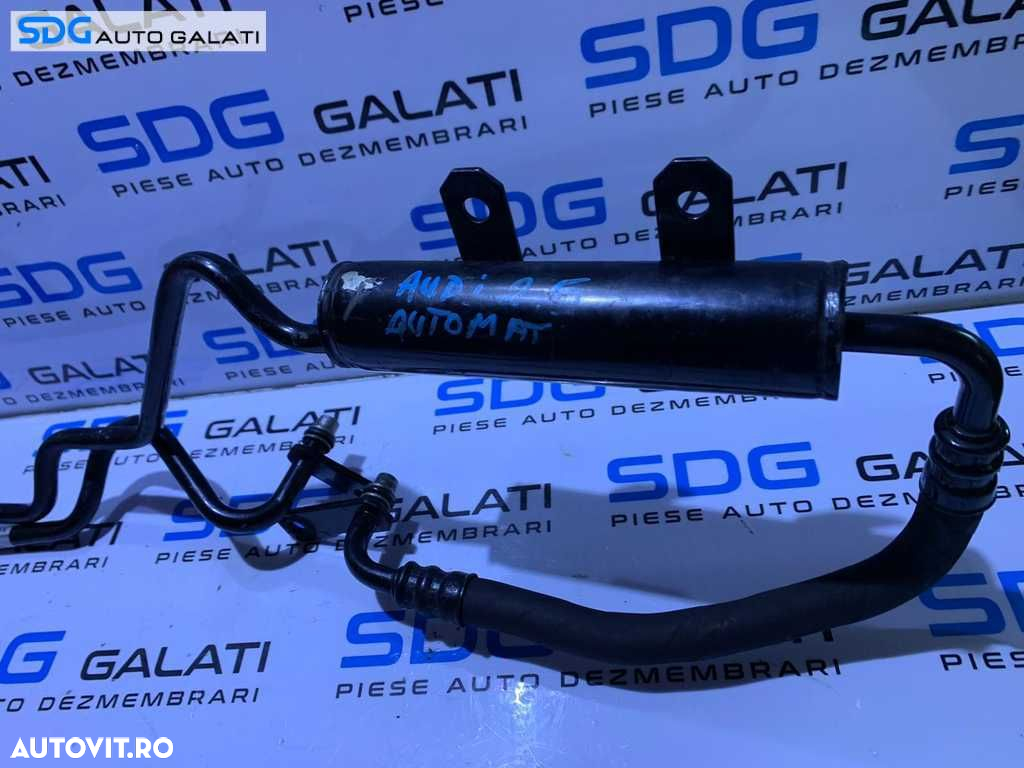 Conducta Conducte Teava Tevi Racire Ulei Lichid Transmisie Cutie Viteze Automata Audi A4 B7 2.5 TDI 2005 - 2008 Cod 8E0317818N [S0142] - 2