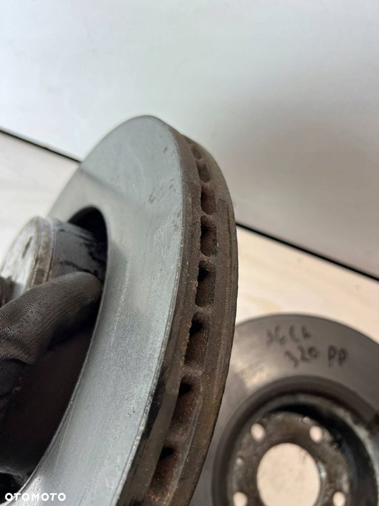 Tarcza hamulca przedniego 320mm Audi A6 S6 C6 4F 2010 PPRZÓD KOMPLET - 5