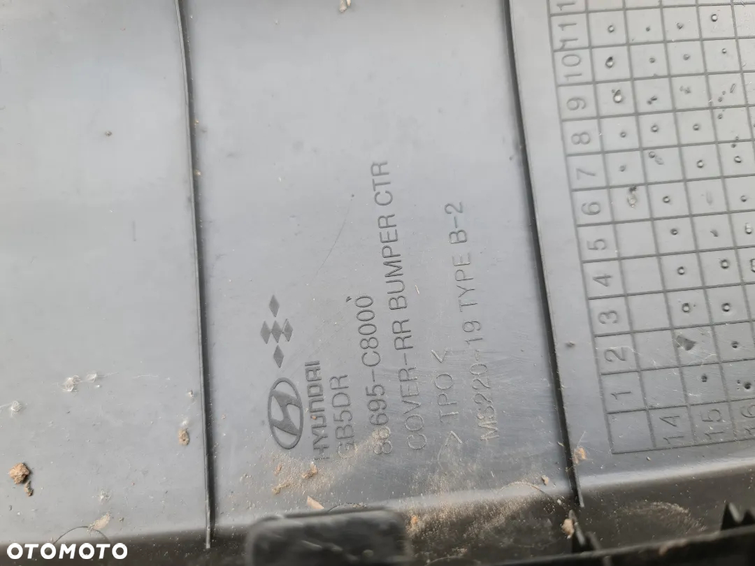 Spoiler dokładka zderzaka tył Hyundai i20 II - 6