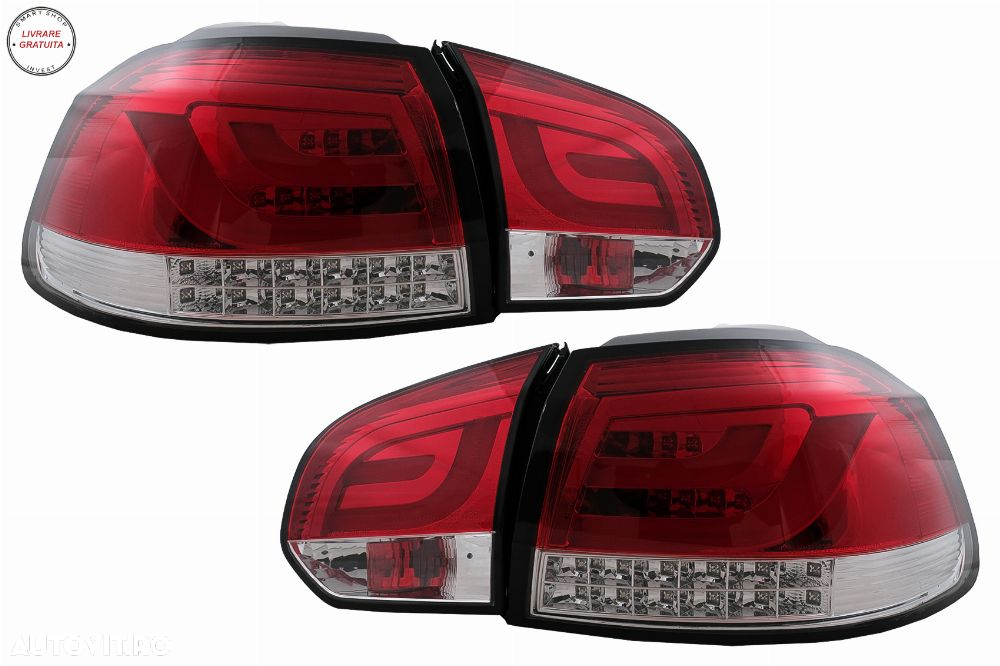 Stopuri LED VW Golf 6 VI Hatchback (2008-2013) Rosu Clar- livrare gratuita - 2