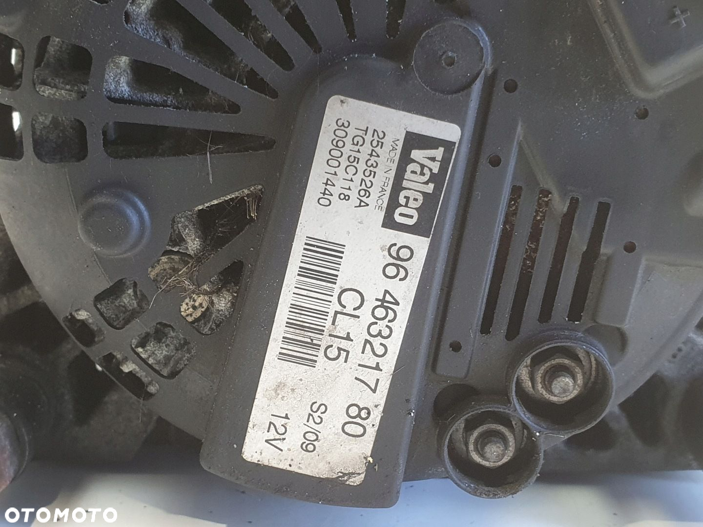 Citroen Xsara Picasso 1.6 HDI ALTERNATOR 9646321780 valeo - 2