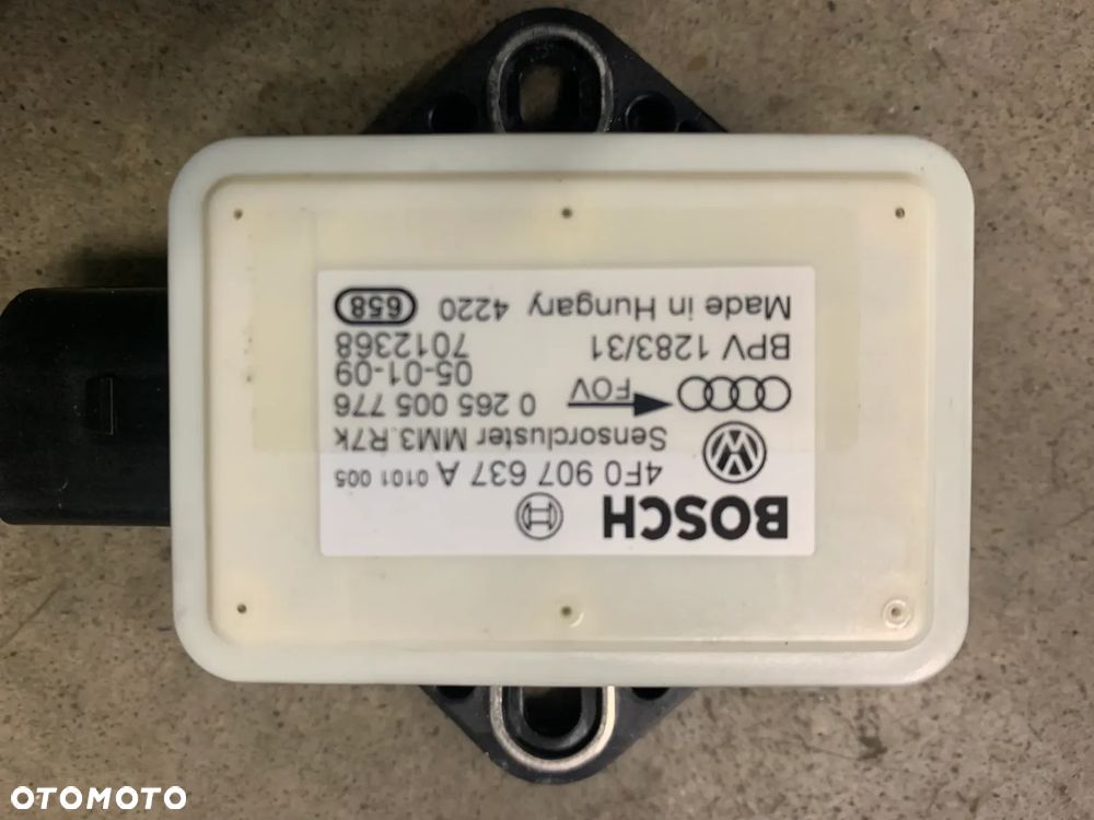 czujnik moduł sensor ESP 4F0907637A A6 C6 FL Lift 2.7 TDI - 2