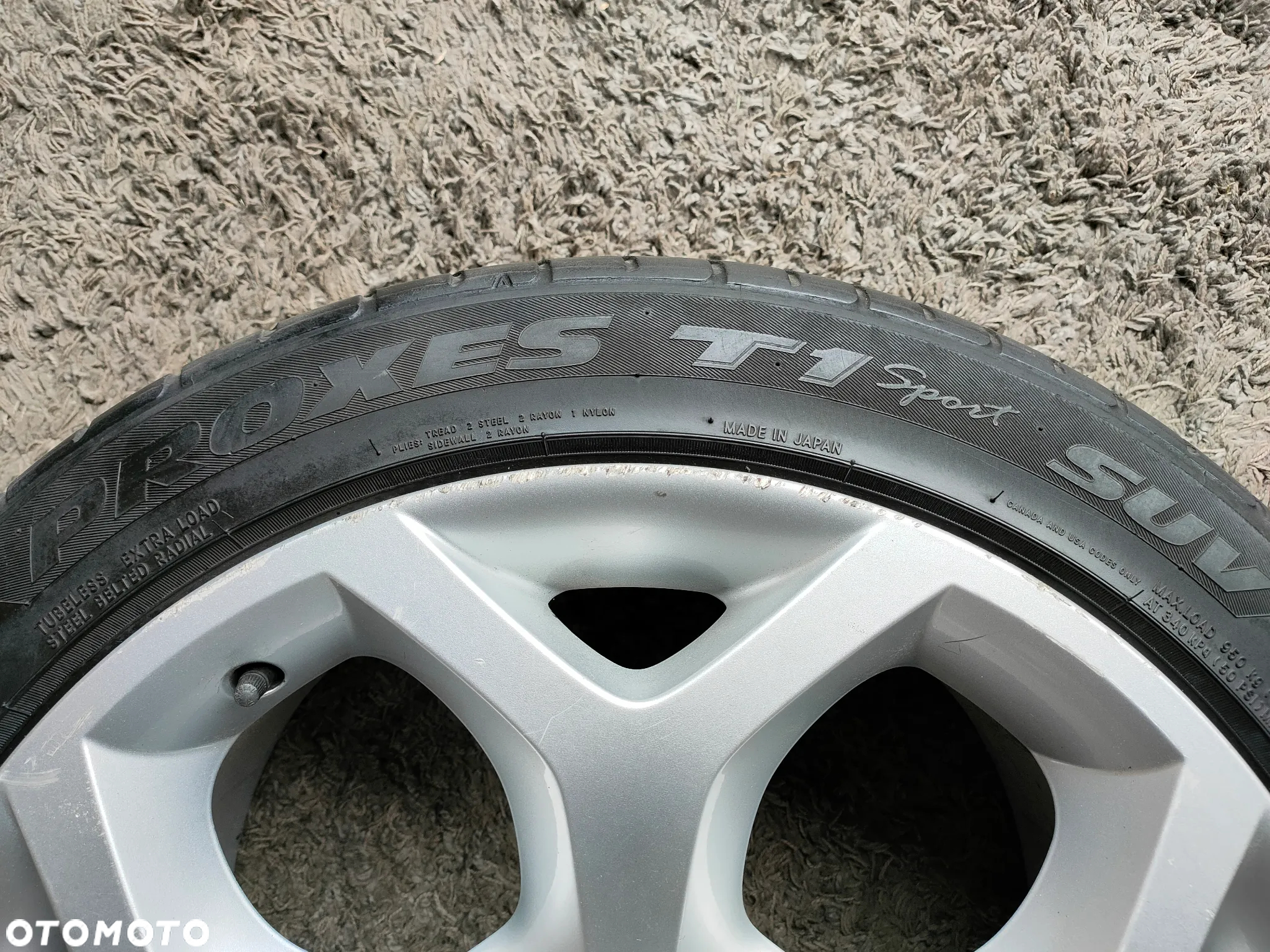 Cena za dwie 275/40/20 R20 106Y dwie opony letnie Toyo Proxes T1 Sport SUV jak 265 285 Rant ochronny para opon lato 4x4 Radom BMW X5 X6 - 9