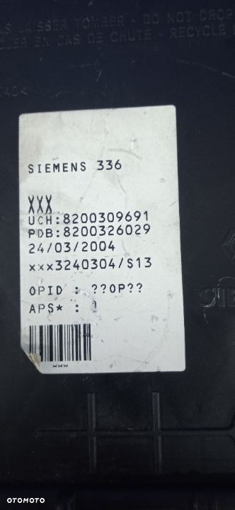 Moduł BSI Renault Scenic II 8200309691 - 3