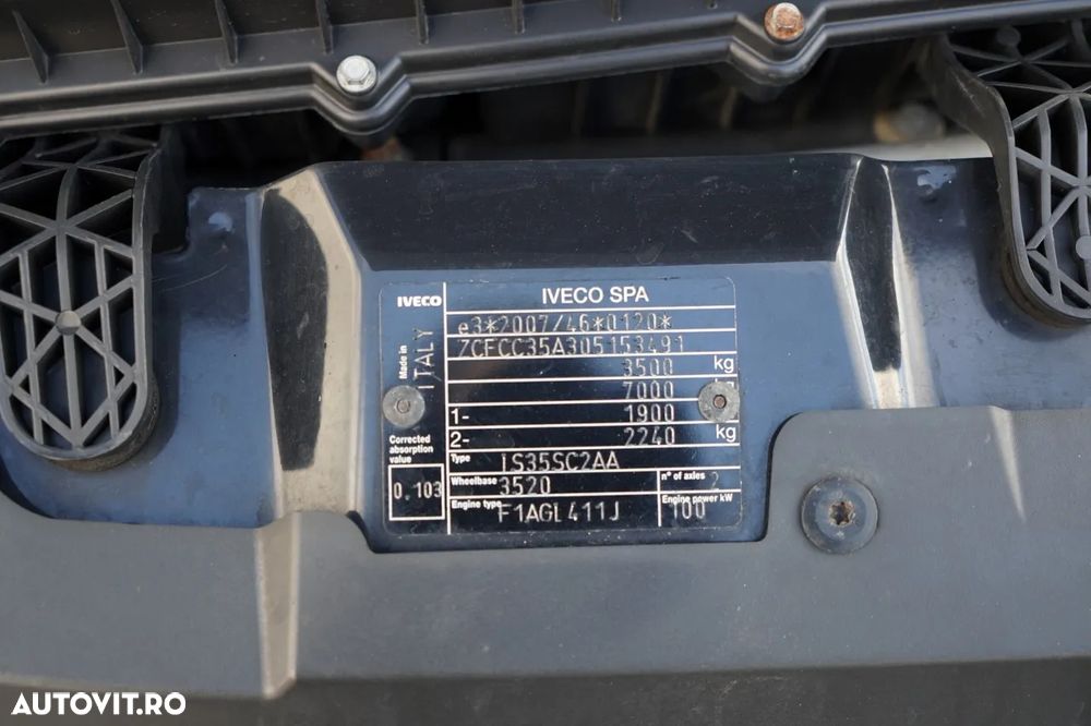 Iveco DAILY 35-140 / TABLĂ / IMPORTAT / - 38