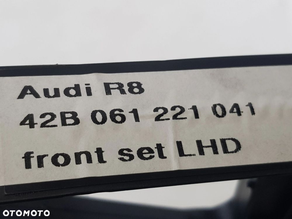 NOWE ORYGINALNE Dywaniki samochodowe gumowe Przód Audi R8 4S 42B061221041 - 6
