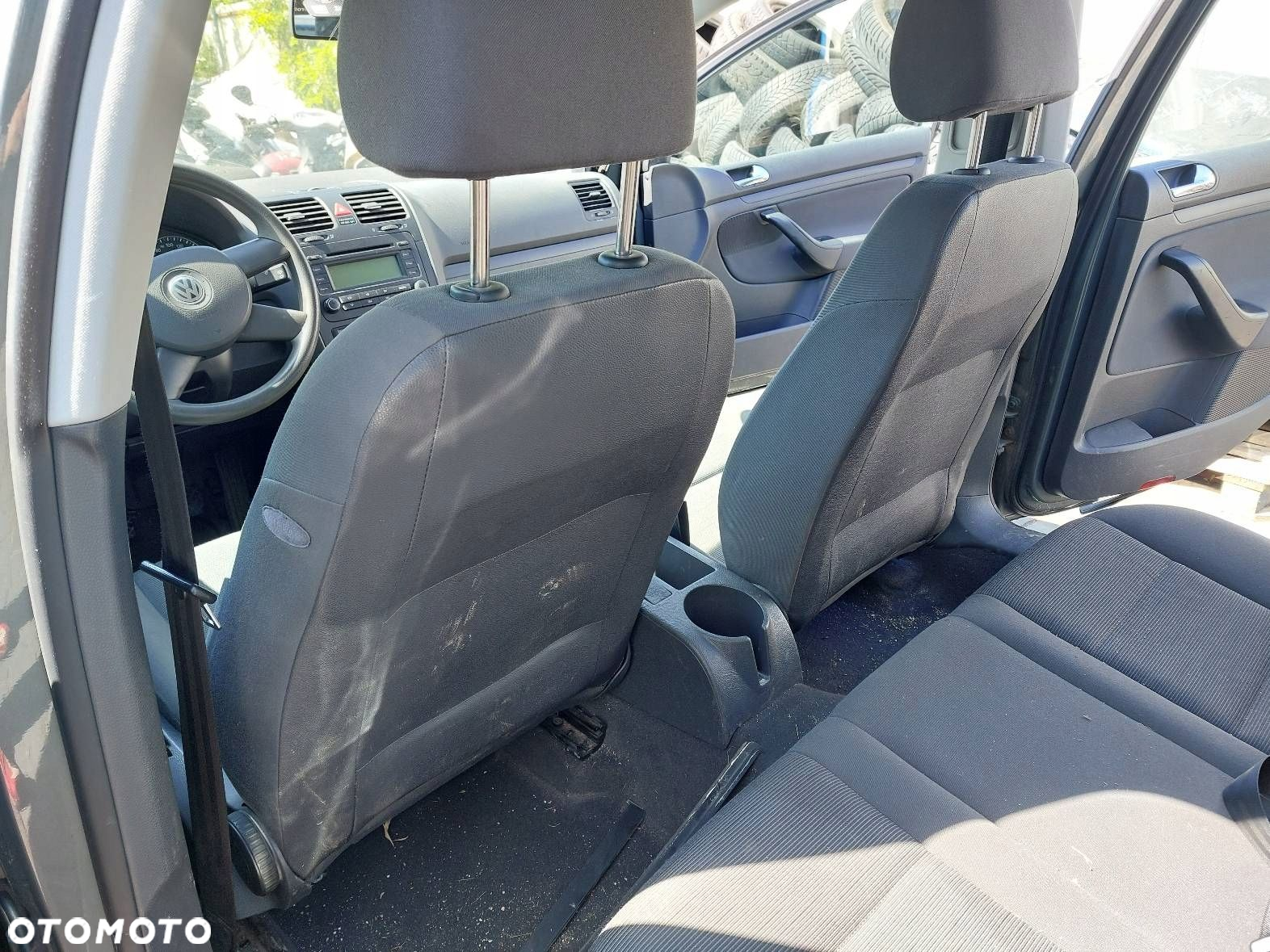 FOTELE KOMPLET LEWY PRAWY KANAPA TYŁ VOLKSWAGEN GOLF V HB 5D - 9